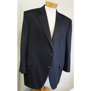 Peter Carland - Black MINK / CASHMERE Gorgeous Mens 50R Blazer Jacket - MINT